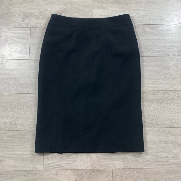Iris Setlakwe Black Midi Pencil Skirt - Picture 1 of 9